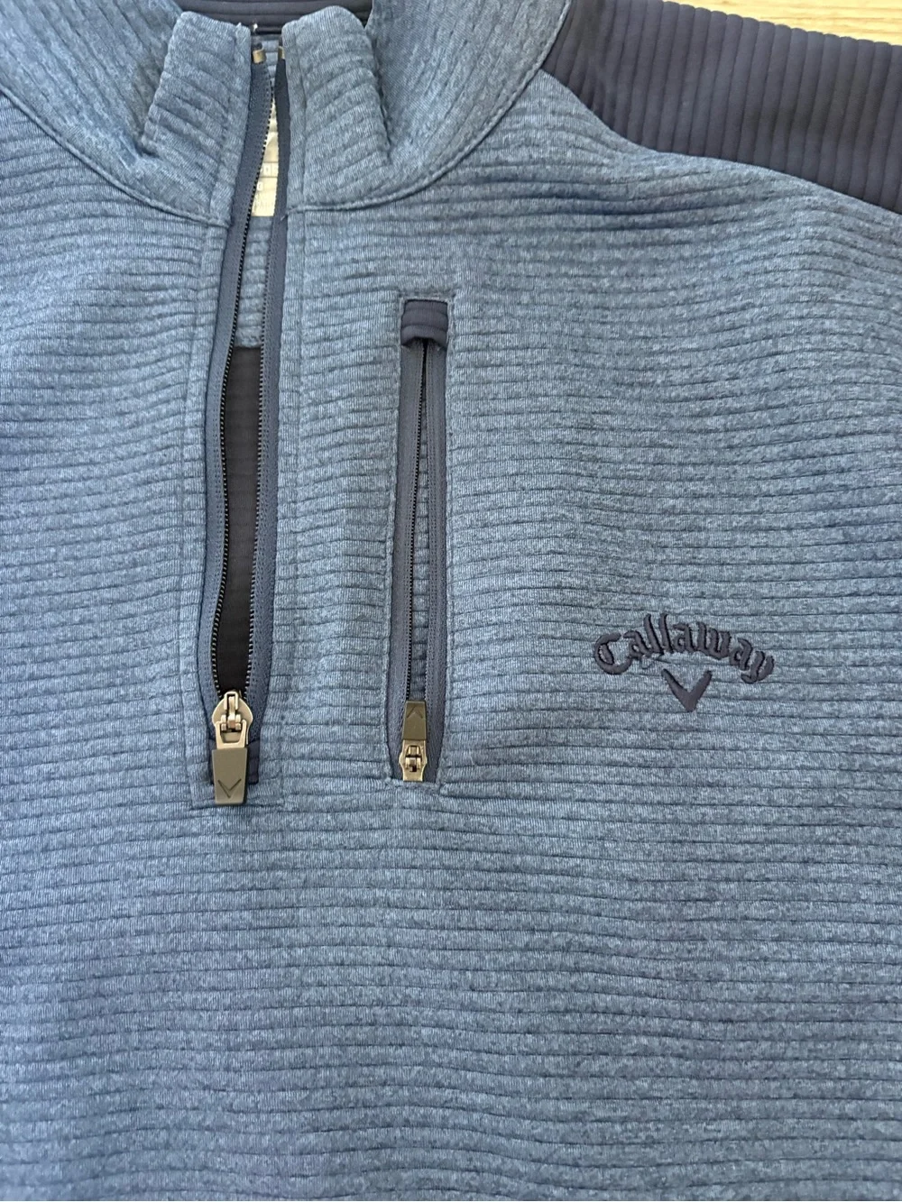 Callaway Golf Opti-Dri 1/4 Zip Pullover Blue Tech Jacket
